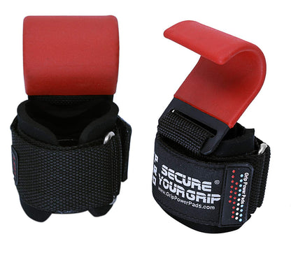 Weight Lifting Hooks Heavy Duty Lifting Wrist Straps Pull Ups Deadlift Straps Power Lifting Grips Padded Workout Straps for Weightlifting Gym Gloves for Men & Women Premium Workout Equipment