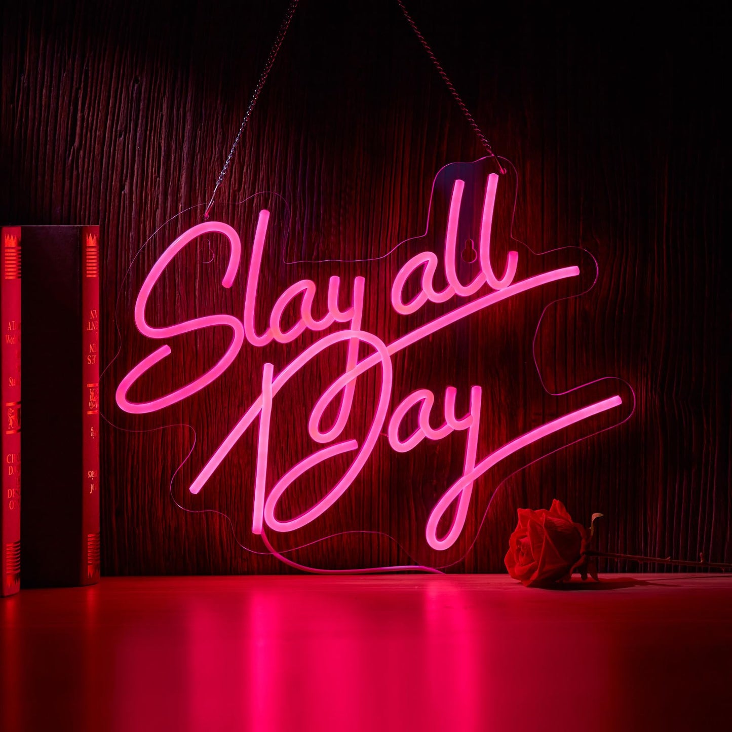I'm So Happy You're Here Neon Sign for Wall Décor Dimmable LED Neon Light USB Powered Neon Art Signs Decor