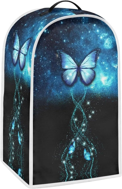 Blue Butterfly Starry Blender Cover, Kitchen Appliance Dust Protection for Food Processor, Juicer, Coffee Maker