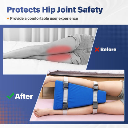 Eizome Hip Abduction Pillow- Pillow for Hip Replacement Surgery for Leg Support and Prevention of Dislocation - Suitable for The Elderly, Disabled, and postoperative Patients