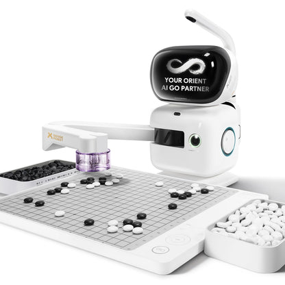 Sense Robot Go Professional – AI Smart Go Board with Robotic Arm, 23-Level AI for All Skill Levels, Apex Duel, Real-Time Game Review, Wi-Fi OTA Updates