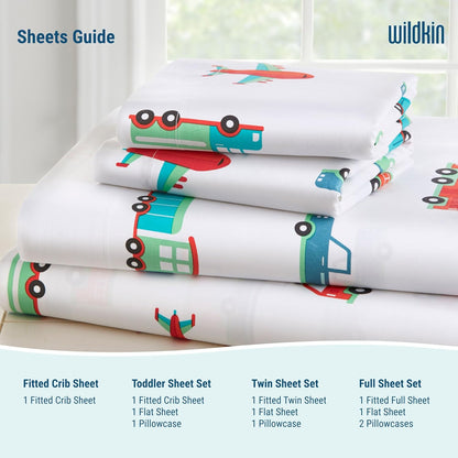Wildkin 100% Cotton Kids Pillowcase – Jurassic Dinosaurs, Soft & Breathable Standard Size (20x30)