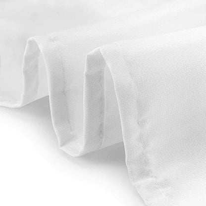 90" Round Premium Tablecloth by Lann's Linens for Wedding/Banquet/Restaurant - White
