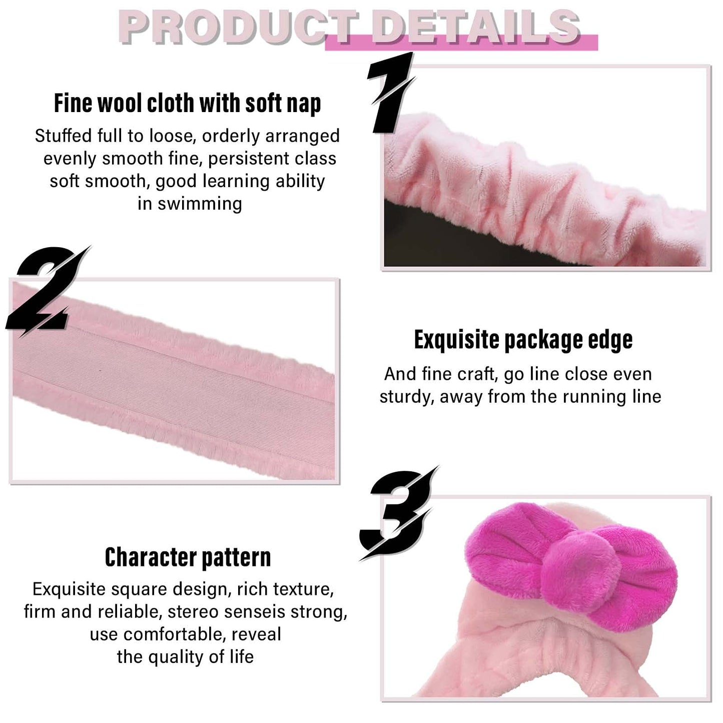 Kakurookie 23'' - 34'' Computer Monitor Protective Cover with Cat Ear Design, Cute Monitor Dust Cover with Furry Design, Elastic Dustproof, Suitable for PC, Tablet, TV