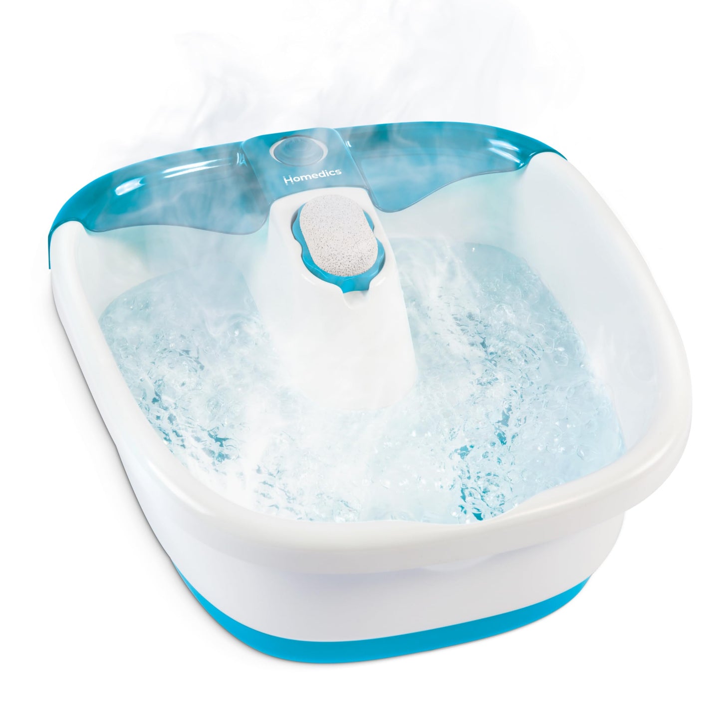 Homedics Bubble Mate Collapsible Foot Spa, Heat-Maintaining, Bubble Massage with Pumice Stone and Splash Guard