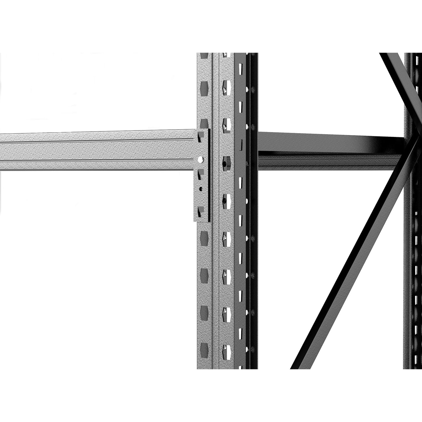 AceBeSaying 3 Tier Industrial Heavy Duty Steel Shelving Unit 4300LBS Capacity Adjustable Garage Storage Rack for Warehouse Tool Room Basement Commercial Boltless Black