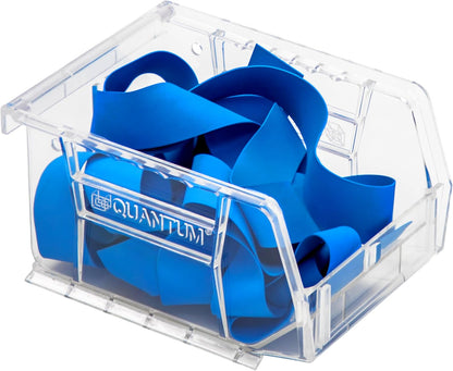Hudson Exchange 5-1/2" x 4" x 3" Plastic Stackable Storage Bin and Hanging Container (Crystal Clear)