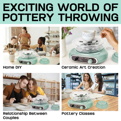 Pottery Wheel,mini Pottery Wheel for Kids,Kids Pottery Wheel kit,Ages 4-8 Crafts Kits for Kids Ages 8-12,Sculpting Clay Tools & Arts Supplies Arts
