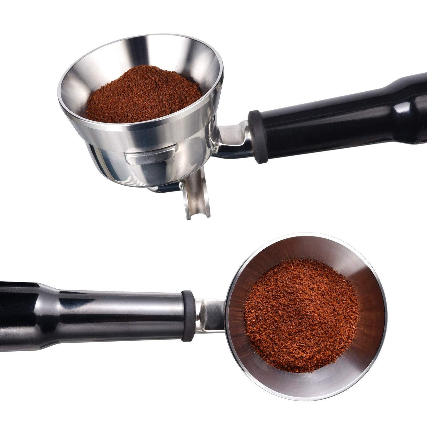 MATOW Stainless Steel Espresso Dosing Funnel Compatible with 58mm Portafilter