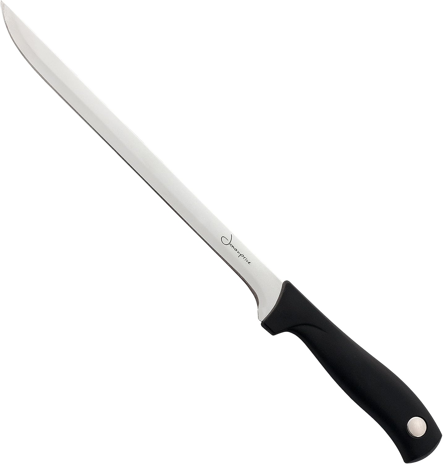 Ham Carving Knife with Honing Steel and Ham Cover - Professional Set for Slicing Ham & Prosciutto