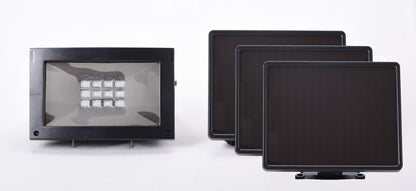 Maxsa 40331 Ultra-Bright 12 Hour Solar-Powered Floodlight to light up signs, flags, statuary and buildings all night long
