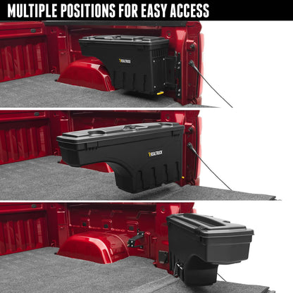RealTruck UnderCover SwingCase Truck Bed Storage Box | SC400D | Fits 2007 - 2021 Toyota Tundra Drivers Side