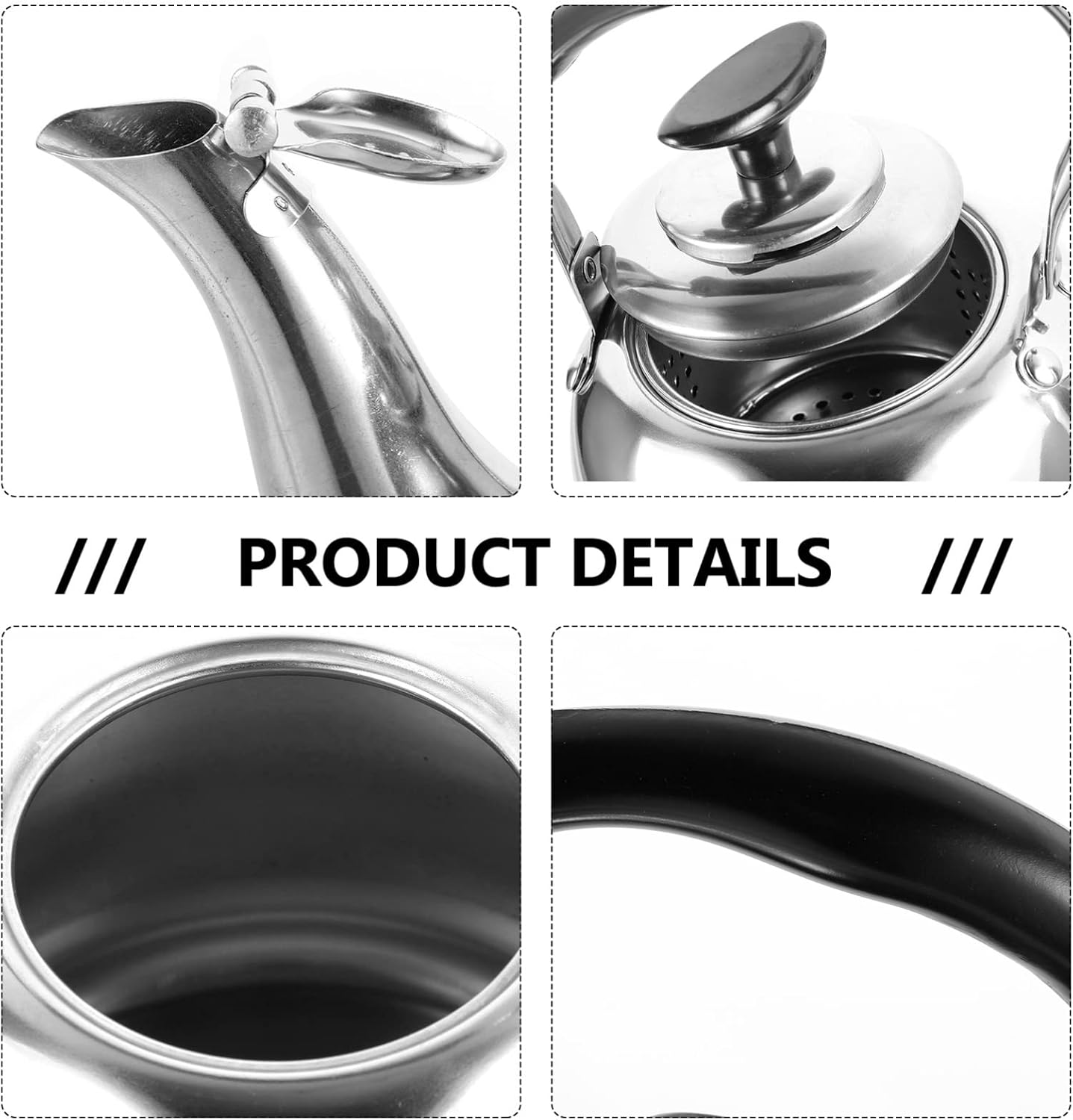 Luxshiny 1pc Chirping Kettle, Whistling Tea Kettle for Loose Leaf Tea, Stainless Steel Stovetop Teapot