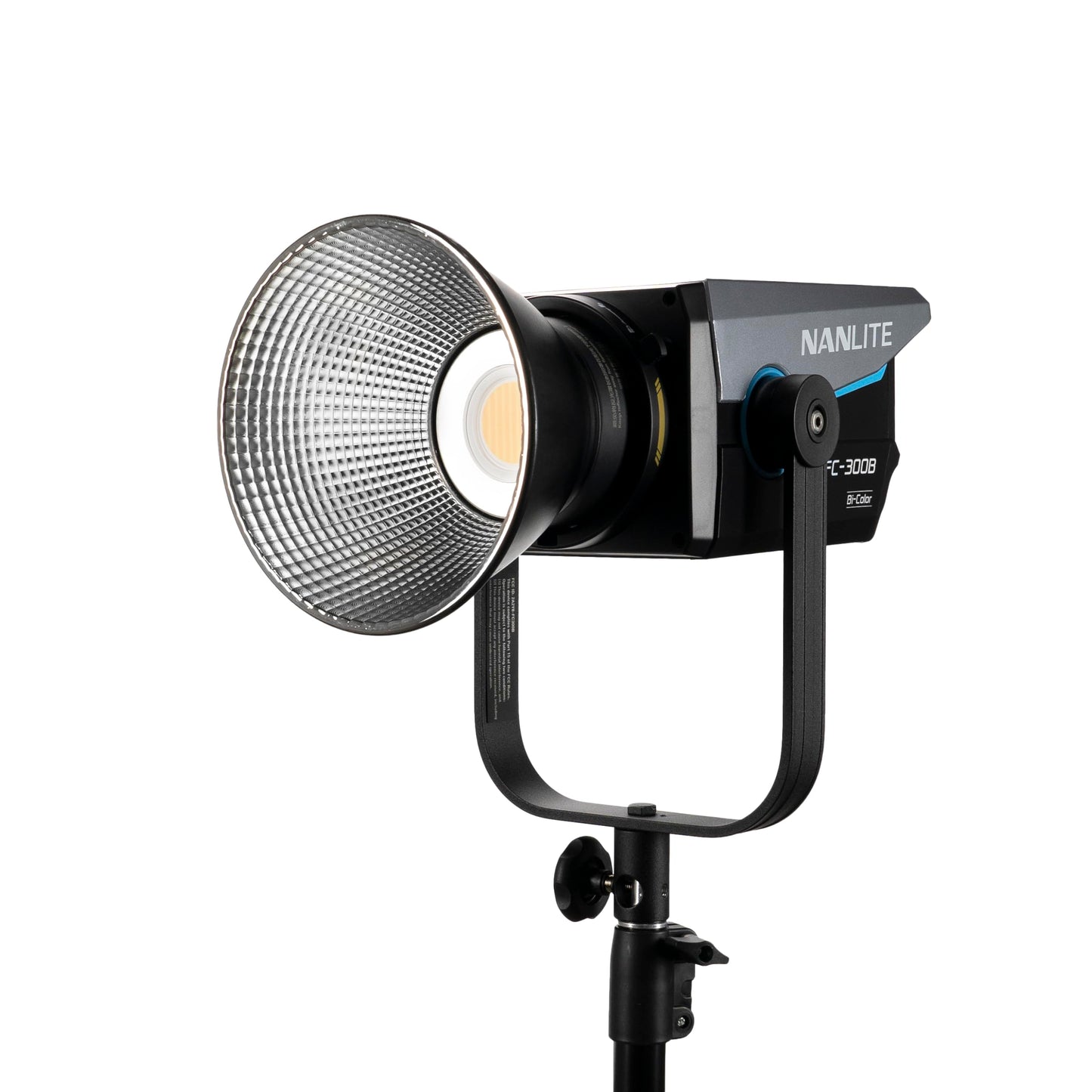 NANLITE FC-300B 350w LED Video Light, CRI 96+ 2,700K-6,500K Bi-Color Photography Light with Bowens Mount, FX Modes, App Control for Studio, Filmaking,Portrait,YouTube Content Creation