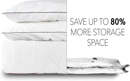 SpaceAid Jumbo Vacuum Storage Bags - Space Saver Compression Bags for Bedding & Clothes | X-Large 3 Pack
