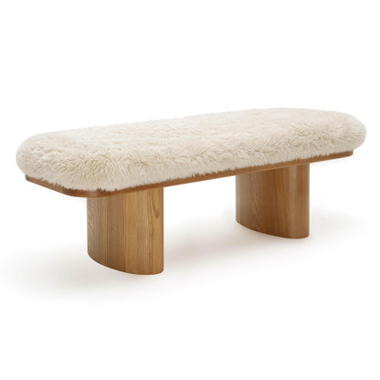 First of a Kind Bench in Natural Ash Wood