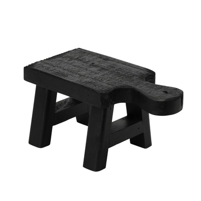 Creative Co-Op Decorative Wood Pedestal, Black