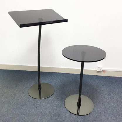 DHXIAMZ Acrylic Podium Lectern Stand - Adjustable Floor Lectern for School, Church, Conference, Stage & Office - Multi-Purpose Standing Desk with Professional Design