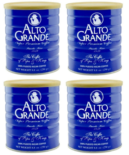 Alto Grande Super Premium Coffee Ground 8.8 Ounces - 4 cans