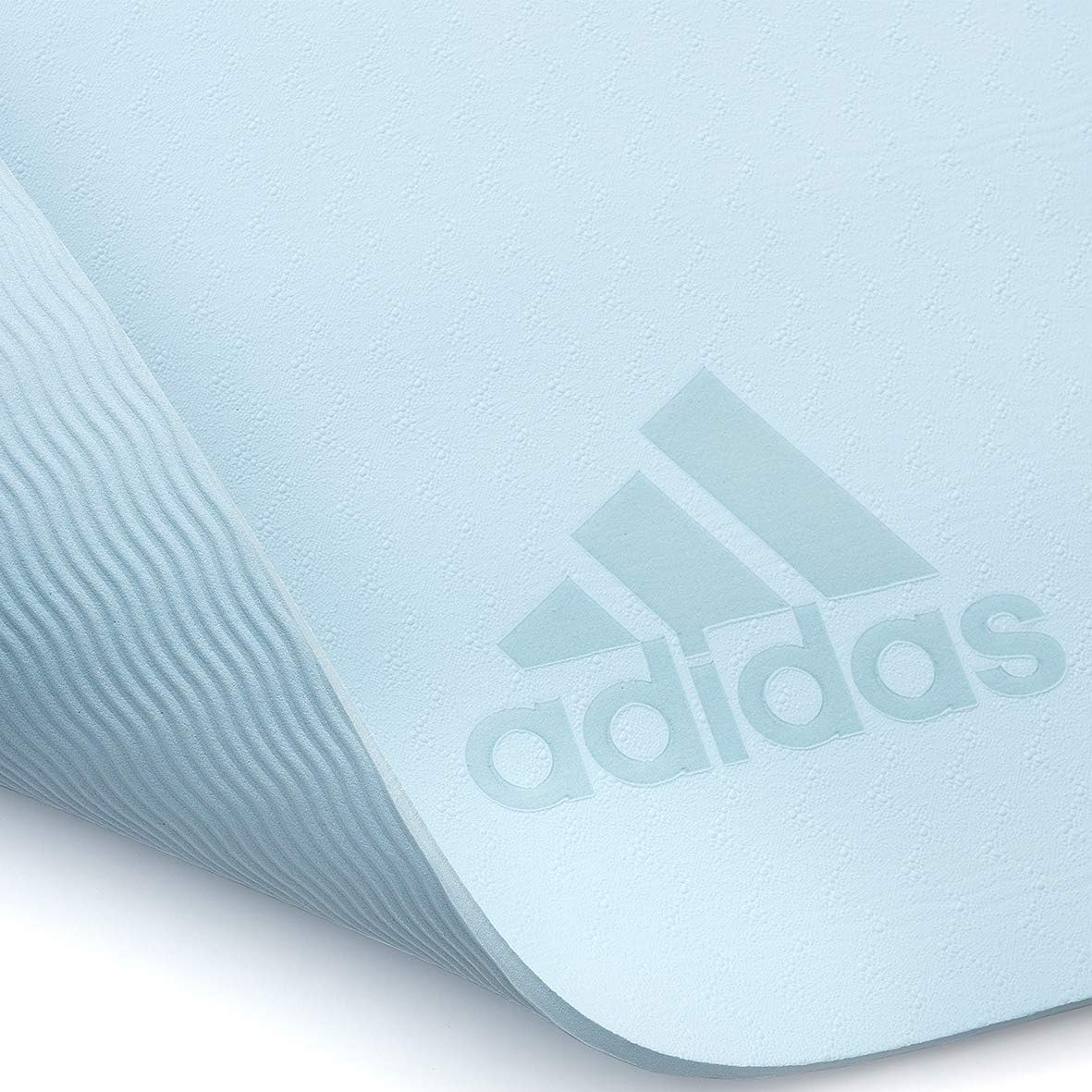 adidas Premium Yoga Mat, Firm-Density Workout Mat, 5 mm