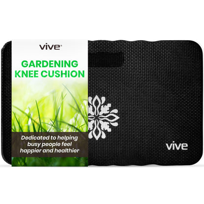 Vive Extra Thick Garden Kneeling Pad - Firm Waterproof Knee Mat for Work, Cleaning, Bathing Baby, or Hard Wood Floors - Foam Kneeler for Yoga, Exercise - Gardening Supplies & Accessories
