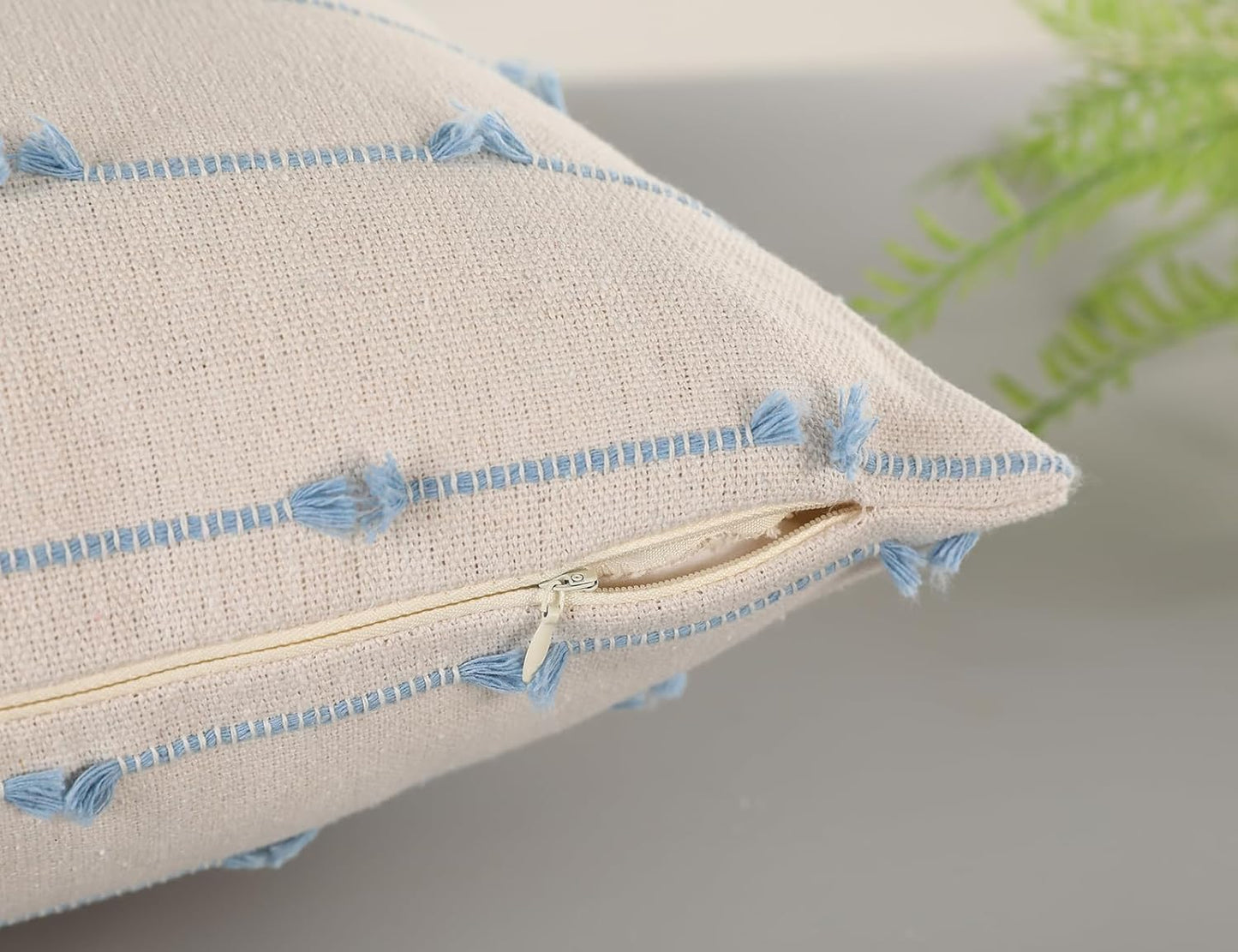 20 54 Inch,Striped NUYECY Extra Long Body Pillow case x Pattern Boho Decorative Long Lumbar Throw Pillow Cover,Large