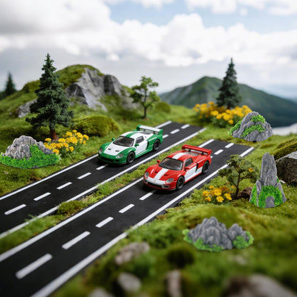 Rismise Diorama Rocks 10pcs Diorama Supplies Fake Rocks Artificial Garden Figurine Stone Scene Accessories Stone Miniature Stones Rock for Micro Train Railway Sand Table Landscape Garden Accessories