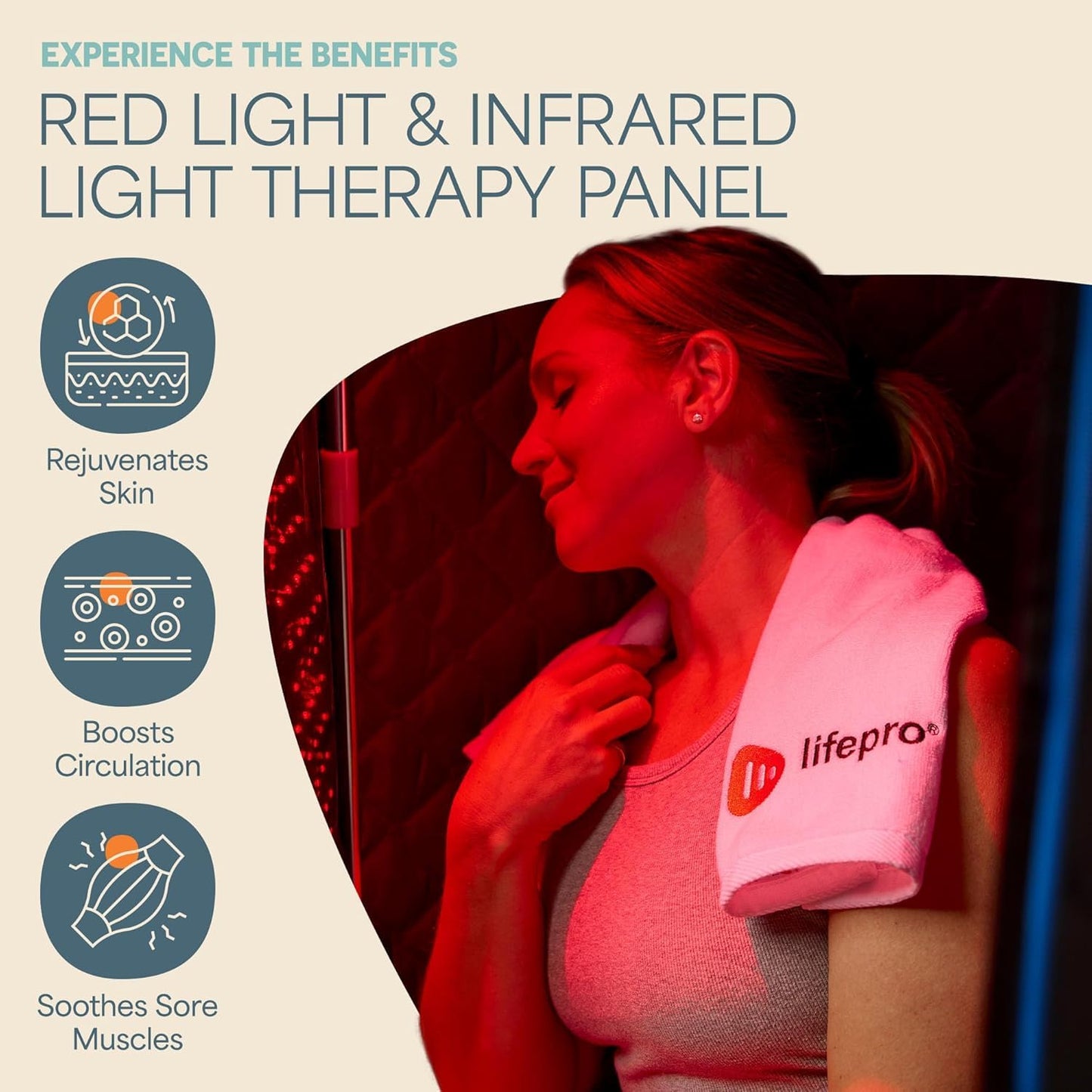 LifePro Revivify Deluxe Portable Sauna for Home with Red Light Therapy — Easy-to-Use Portable Infrared Sauna for Home — 2.6L Steamer & 6 Essential Oils