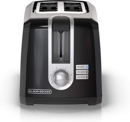 Skiennix 2-Slice Extra Wide Slot Toaster - Perfect for Bagels & Thick Bread | Stylish Design