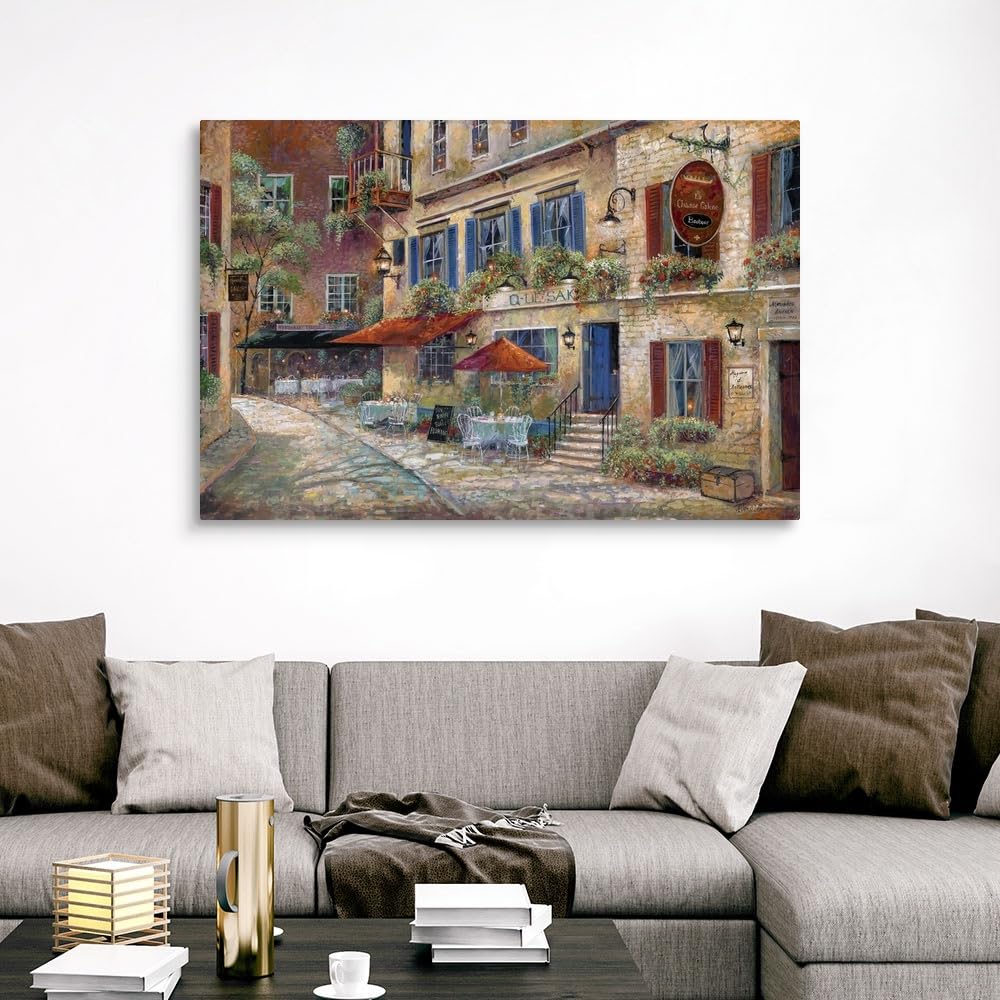 CANVAS ON DEMAND La Chasse Galerie Canvas Wall Art Print by Ruane Manning, Home Decor, Artwork,60" x40in