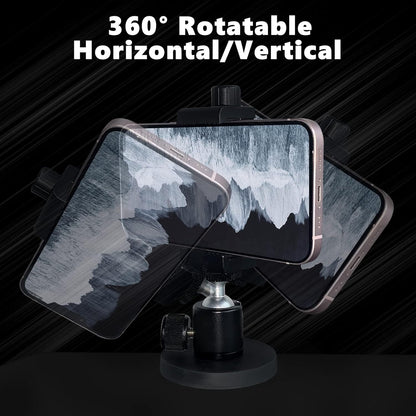 Gym Magnetic Phone Mount Holder, Heavy Duty Magnet Base Cell Phone Clamp, Attracts to Ferrous Metal Surface, Designed for Gym, Motorcycles Tank, Tractor, Toolbox, Truck, Forklift