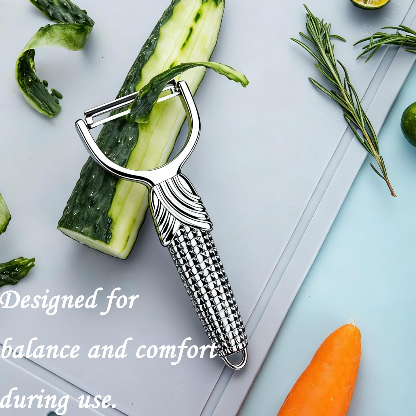 2 Packs Corn Vegetable Peelers for Kitchen,Durable Non-slip Handle Corn Cob Stripper Tool,Dishwasher Safe Kitchen Gadgets,Stainless Steel Sharp Peelers for Veggie,Fruit,Potato,Julienne,Carrot, Apple