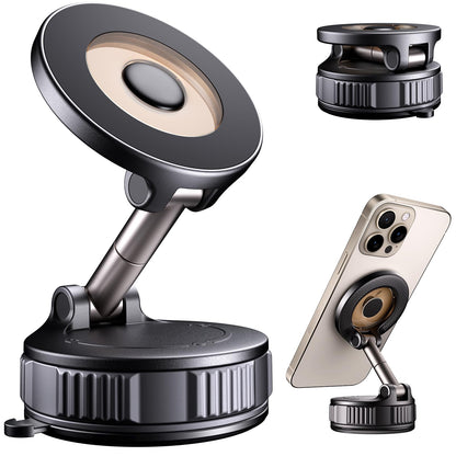 Magnetic Phone Holder for Car [120+ LB Strongest Suction & 2800gf Strongest Magnetic] 360° Adjustable Car Phone Holder for Magsafe Phone Holders for Your Car for iPhone 17 Pro Max 16 15 14 13 12 Plus