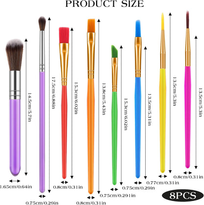 8 Pieces Cake Decorating Tools Set for DIY Cake, Sugar Cookie, Fondant, and Gum Paste