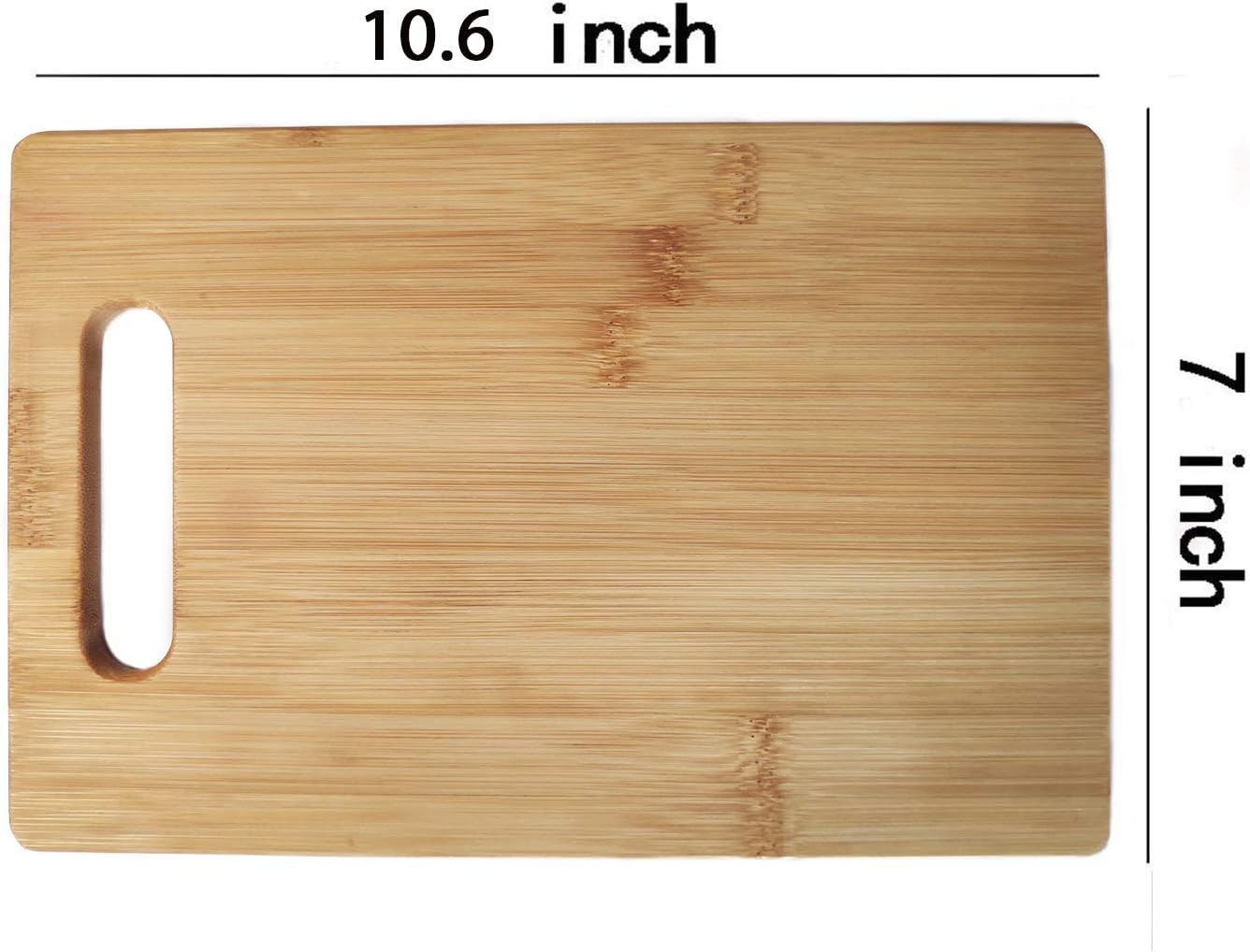 Laser Engraved Cutting Board, Master of the Grill Gift for Dad, Personalized Bamboo Cutting Board (10.6 x 7)