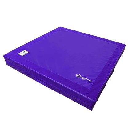 Tumbl Trak Modular Practice Mat - 5 Ft x 5 Ft x 8 in Thick - Build Your Own Crash Mat for Gymnastics, Cheerleading, Dance, Acro and Martial Arts (Purple)