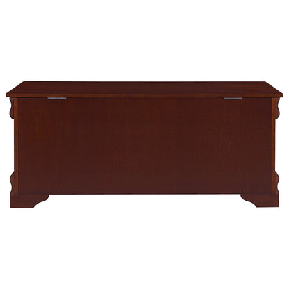 Coaster Home Furnishings - Pablo - Wood - Cedar Chest with Flip-Open Top, Lined Interior and Base Molding - Bedroom - 47-Inch - Warm Brown - 900022