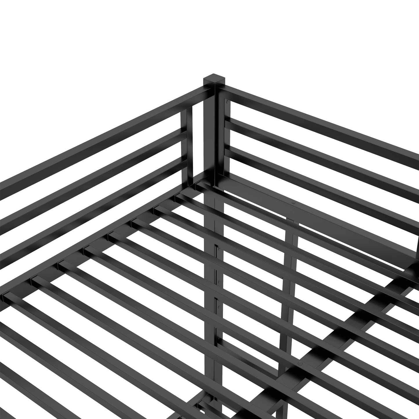 Bellemave Queen Over Queen Bunk Bed for Adults