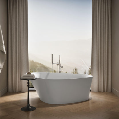 Kohler 8331-0 Veil® 65-3/8" x 36-15/16” freestanding bath, White