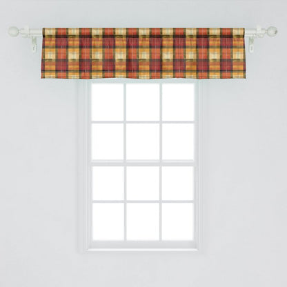 Ambesonne Flower Window Valance, Wild Flowers Poppies and Daisies Rural Nature Scenery in Meadows Rustic, Curtain Valance for Kitchen Bedroom Decor with Rod Pocket, 54" X 18", Blue Yellow
