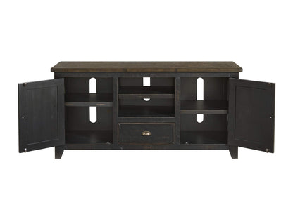 Martin Svensson Home Monterey TV Stand, Black with Brown Top