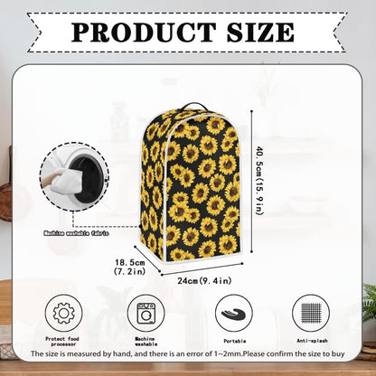 Camo Deer Toaster Cover and Blender Cover Set, Brown Camouflage Dust Cover Case for 4 Slice Small Appliances, Hunting