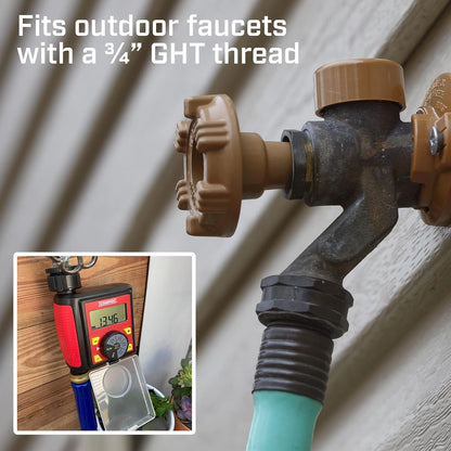 41002: Set 1-Pack, Chapin International Single Zone Water Timer with Digital Display, Water-Resistant Construction