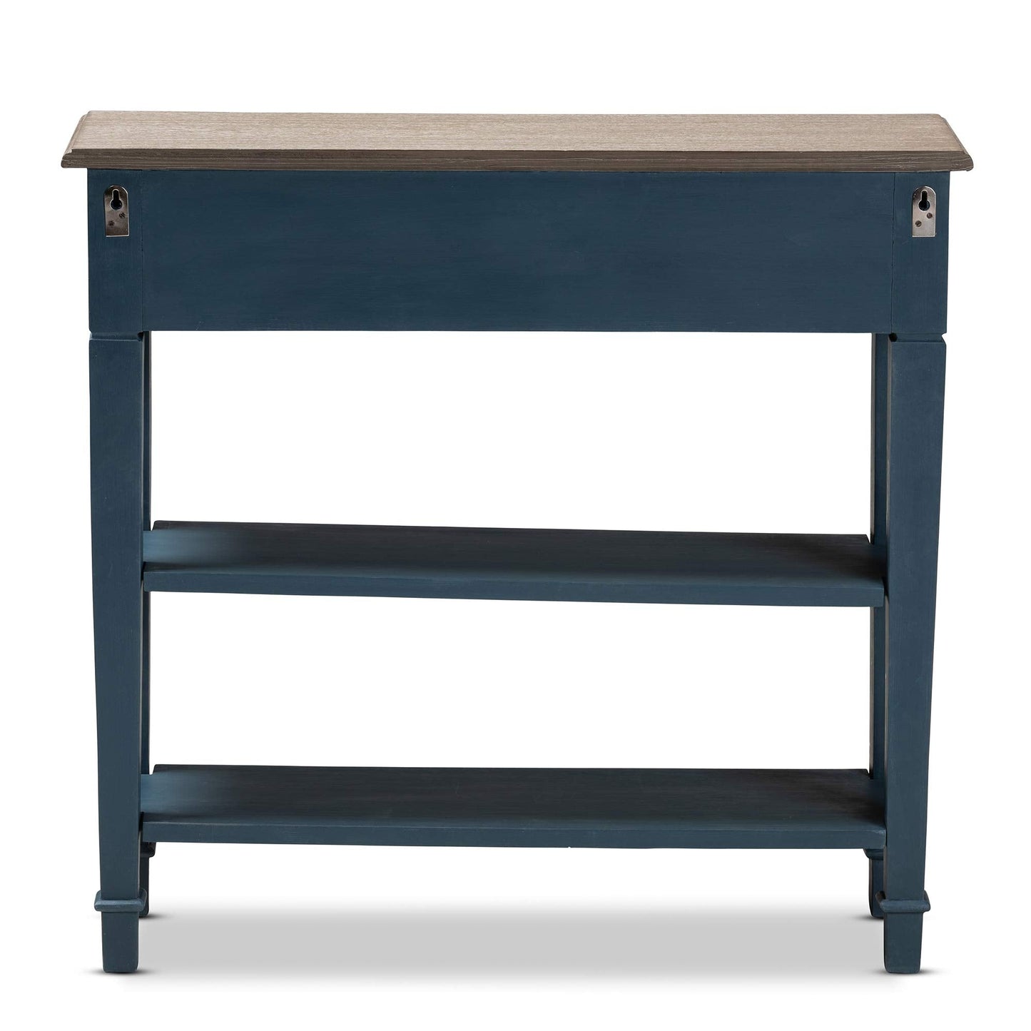 Baxton Studio Console Tables, One Size, Blue/Oak