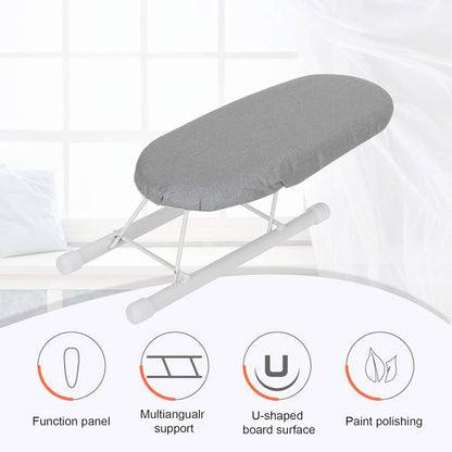 Tabletop Ironing Board with Folding Legs, Portable Mini Countertop Ironing Board, Extra Wide with Cotton Cover