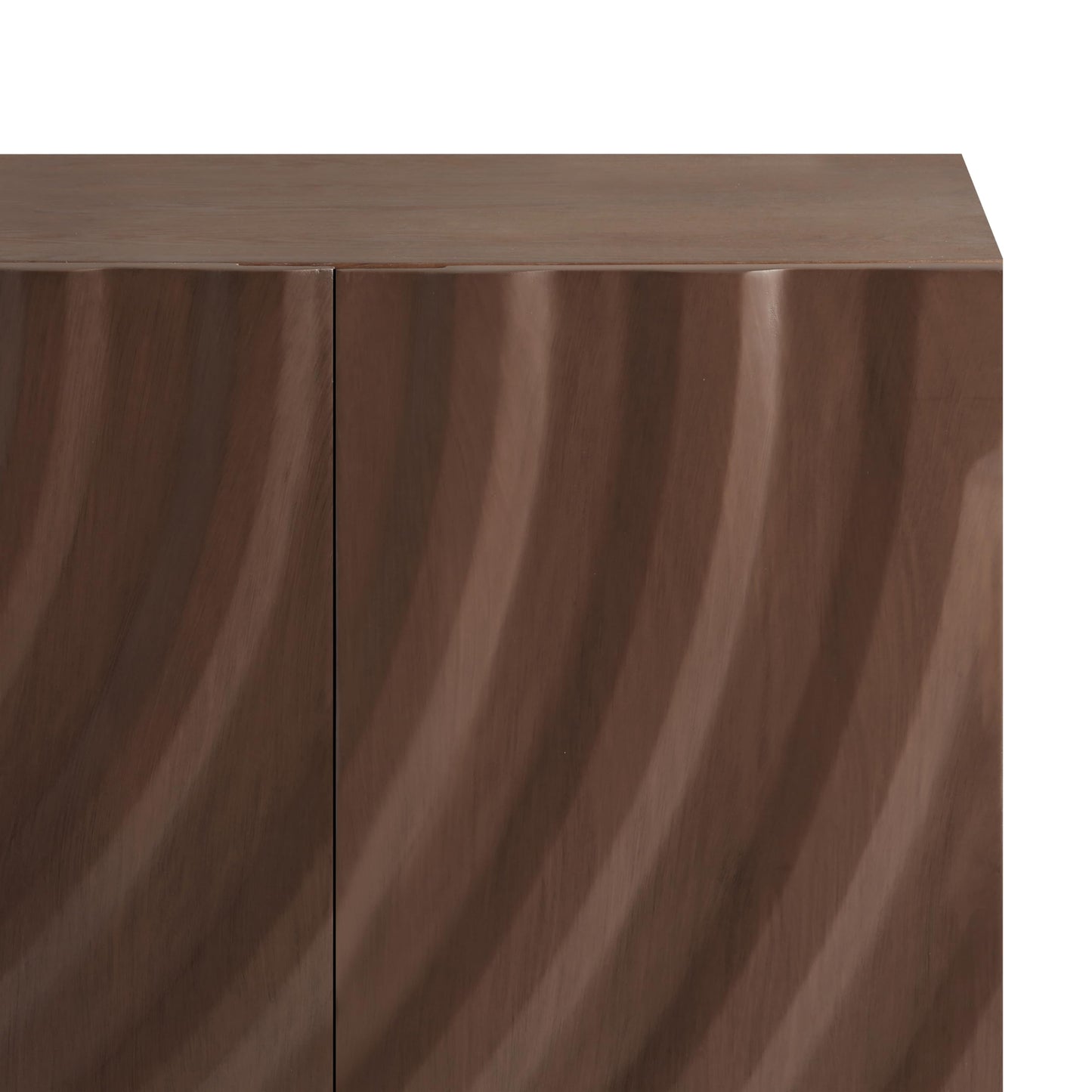 Christopher Knight Home Payton Modern Minimalist Wooden Storage Sideboard, Living Room Cupboard with Shelves, Dining Room/Kitchen Buffet Cabinet, Entryway Display Table, Home Office Credenza, Brown