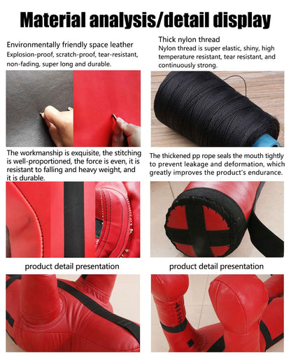 Hanging Grappling Dummy, Martial Arts Doll, MMA Wrestling Dummy, Durable Canvas Fabrics, Standing Sitting Laying Throwing, for Boxing Karate Training UNFILLED(160cm)