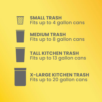 Glad ForceFlex Tall Kitchen Trash Bags, 13 Gallon, Fresh Clean, 80 Count (Package May Vary)