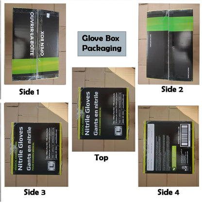 Inspire HEAVY DUTY 6Mil ORIGINAL Quality Stretch Nitrile Gloves Black Disposable Latex Free | Food, Industrial, Mechanic Tattoo (6Mil Black, XL)