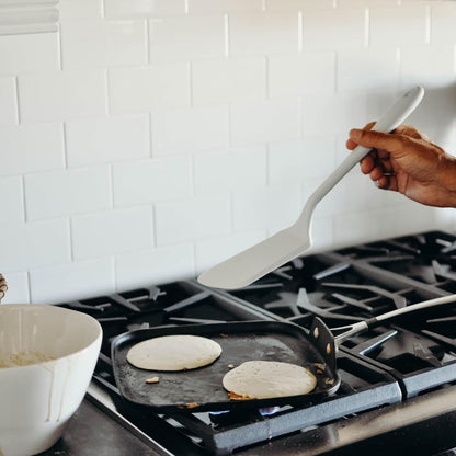 GIR: Get It Right Silicone Cooking Spatula Turner, Mini 11-In Slate, One-Piece Design & Heat-Resistant up to 425°F,